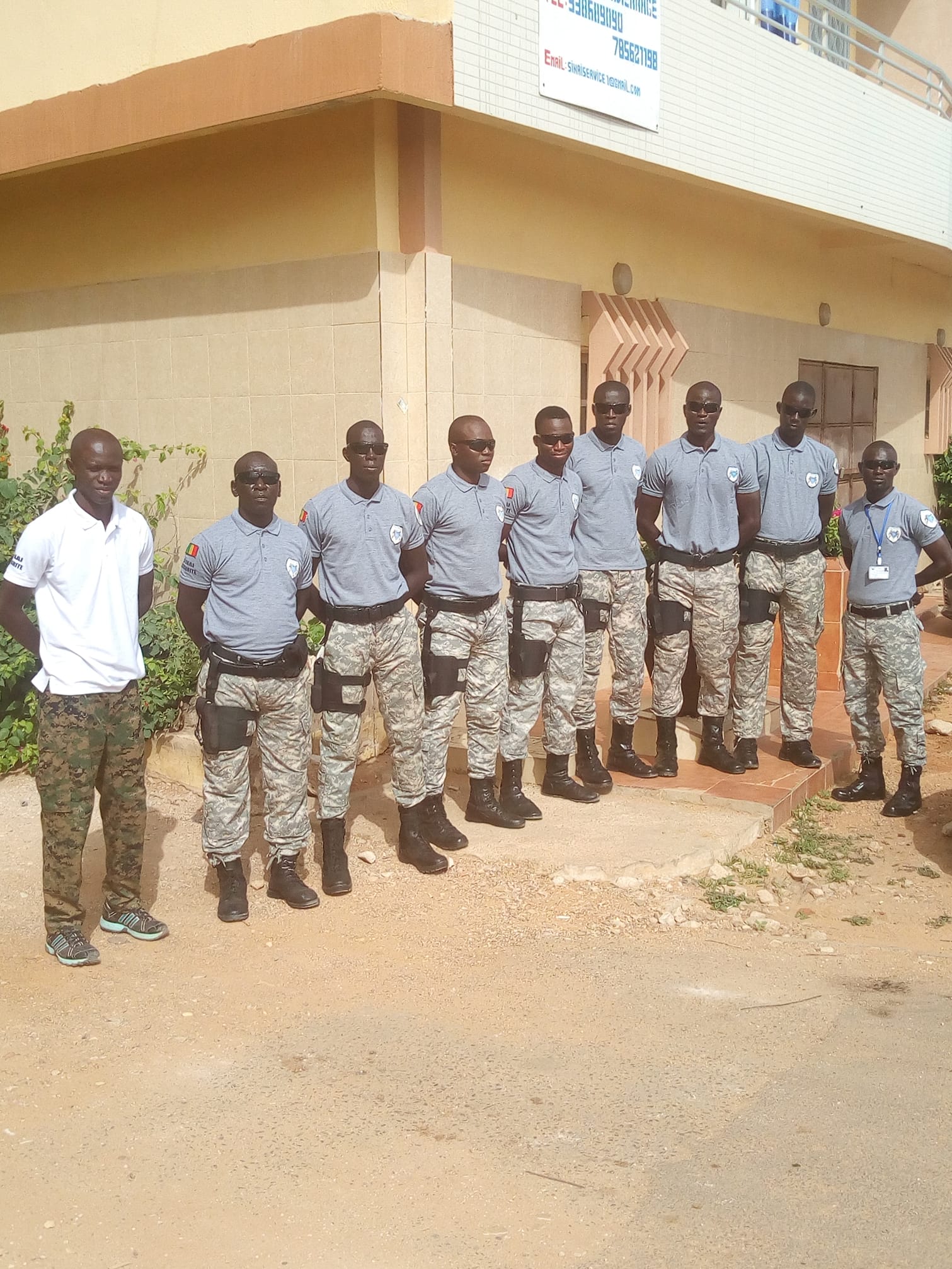 Équipe SINAI SECURITE en formation